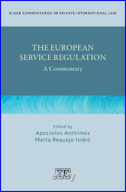 Apostolos Anthimos Marta Requejo Isidr The European Service Regulatio (Hardback)