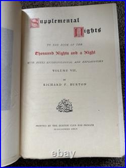 Arabian Nights Complete 17 Book Set Ltd Edition No. 827 Richard Burton Club RARE
