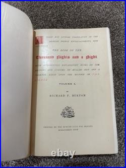 Arabian Nights Complete 17 Book Set Ltd Edition No. 827 Richard Burton Club RARE