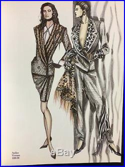 Atelier Versace Book of Illustrations, July 1989-1990, Ltd Edition Couture