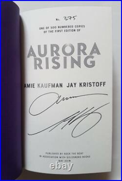 Aurora Rising/burning/end, Matching Numbered Limited Edition 375/signed. Extras