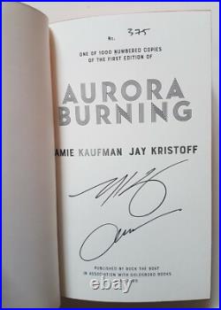 Aurora Rising/burning/end, Matching Numbered Limited Edition 375/signed. Extras