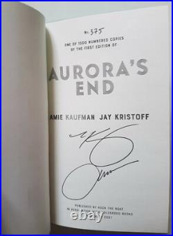 Aurora Rising/burning/end, Matching Numbered Limited Edition 375/signed. Extras