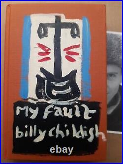 BILLY CHILDISH Hand Painted My Fault hard back book limited edition Rare