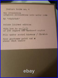 BILLY CHILDISH SIGNED NUMBERED L-13 SOLD OUT Limited Edition Book and Print