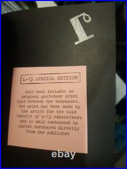 BILLY CHILDISH SIGNED NUMBERED L-13 SOLD OUT Limited Edition Book and Print