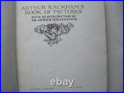 BOOK OF PICTURES 44 colour plates by Arthur Rackham Limited ediiton 1913