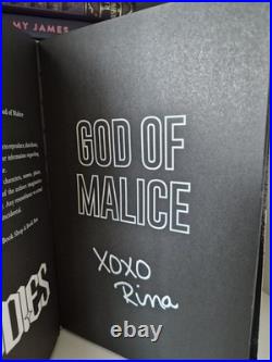Baddies Book Box God Of Malice By Rina Kent Hardback Book