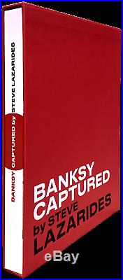 Banksy Captured Steve Lazarides Friends Family Limited Edition Red Slipcase Book
