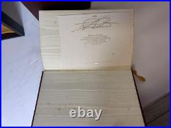 Battlefield Earth Limited Edition 141/555 Hand Signed Leatherbound Book + Case