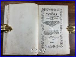 Bay Psalm Book Facsimile Printed 1903, Only 1000 Copies Ever Made