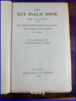 Bay Psalm Book Facsimile Printed 1903, Only 1000 Copies Ever Made