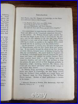 Bay Psalm Book Facsimile Printed 1903, Only 1000 Copies Ever Made Bay Psalm Book Facsimile Printed 1903, Only 1000 Copies Ever Made