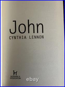 Beatles Cynthia Lennon Signed Autograph Book (John Lennon) Limited Edition