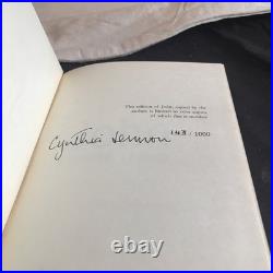Beatles Cynthia Lennon Signed Autograph Book (John Lennon) Limited Edition