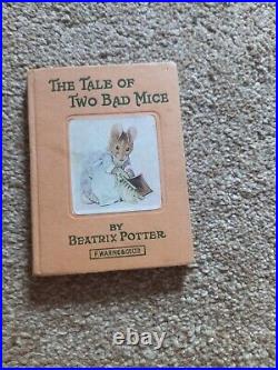 Beatrix Potter Vintage Hardback Books F Warne & Co. Ltd 3 Books Included