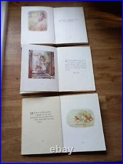 Beatrix Potter Vintage Hardback Books F Warne & Co. Ltd 3 Books Included