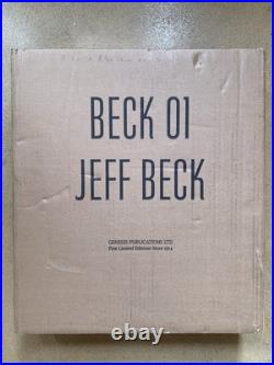 Beck01 Jeff Beck Genesis Publications Limited Edition DELUXE Signed Book NEW