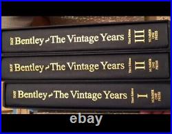 Bentley The Vintage Years 3rd LTD Ed Of 1000, 3 Volumes Slipcased Signed by Hay