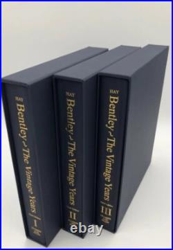 Bentley The Vintage Years 3rd LTD Ed Of 1000, 3 Volumes Slipcased Signed by Hay