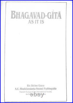 Bhagavad-Gita as it is