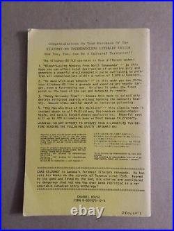 Blood-Sucking Monkeys from North Tonawanda Chad Kilodney Charnel House 1989