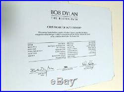 Bob Dylan The Beaten Path, Limited Edition Book & Steel Case Box Set. NEW. COA
