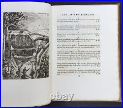 Book of Days of Llewelyn Powys GOLDEN COCKEREL PRESS 1st LTD Edn 1937 Zaehnsdorf