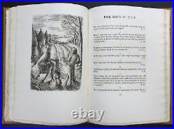 Book of Days of Llewelyn Powys GOLDEN COCKEREL PRESS 1st LTD Edn 1937 Zaehnsdorf