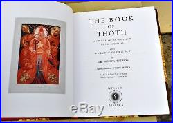 Book of Thoth Aleister Crowley Facsimile Deluxe Special Edition Vof XXII RARE