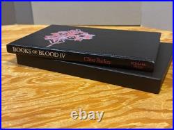 Books of Blood IV Clive Barker Scream Press Signed x2 #284 Slipcase