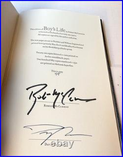 Boy's Life by Robert McCammon Numbered Edition (Suntup, Signed, Bookmark)