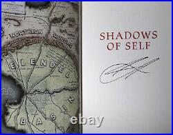 Brandon Sanderson SIGNED Alloy of Law Shadows of Self Dragonsteel Leatherbound