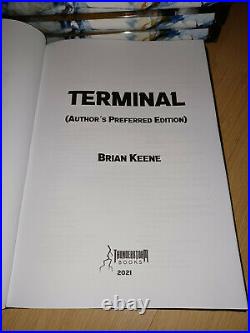 Brian Keene TERMINAL 1st/HB SIGNED/LIMITED MINT Thunderstorm Books