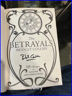 Bridget Collins The Binding & The Betrayals NEW Signed/#249 HC/DJ Goldsboro