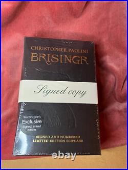 Brisinger. Christopher Paolini. 2008. Signed & Numbered limited edition. Sealed