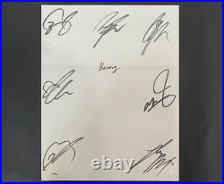 Bts-being Interview Photo Book Members Autographed Rare Limited Edition Press