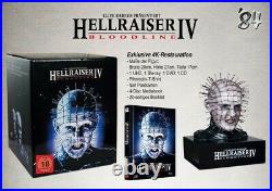 Büste + Mediabook HELLRAISER IV BLOODLINE Pinhead BÜSTEN EDITION BLU-RAY DVD CD