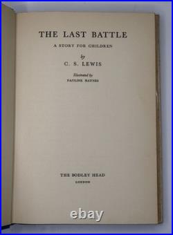 C S Lewis, Clive Staples / THE LAST BATTLE 1st Edition 1961
