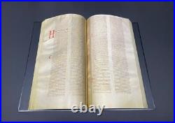 CODEX GIGAS Devil's Bible Reproduction Deluxe Leatherback with Express FEDEX