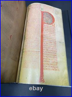 CODEX GIGAS Devil's Bible Reproduction Deluxe Leatherback with Express FEDEX