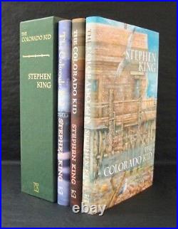 COLORADO KID Stephen King 3 BOOK SIGNED LTD MATCHING # SLIPCASED 1st ED SET