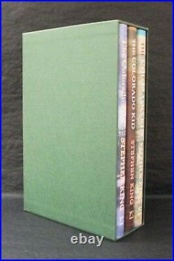 COLORADO KID Stephen King 3 BOOK SIGNED LTD MATCHING # SLIPCASED 1st ED SET