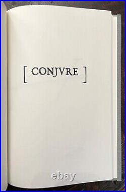CONJURE A BOOK OF SPELLS Dubé, 1st 2013 OCCULT POETRY GRIMOIRE SIGNED