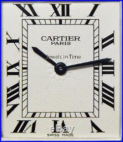 Cartier Tank Platinum Mecanique Limited Edition Watch Box & Books 1601 F