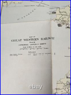 Castles 1926 limited edition hardcover & original Great Western Railway Map
