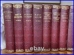 Charles Dickens Set of 16 Hardback Books Hazell Watson & Viney Ltd Vintage