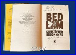 Christopher Brookmyre Bedlam First Edition Signed, Limited Edition, 2013
