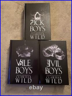 Clarissa Wild Signing Exclusives Sick Boys, Vile Boys, Evil Boys