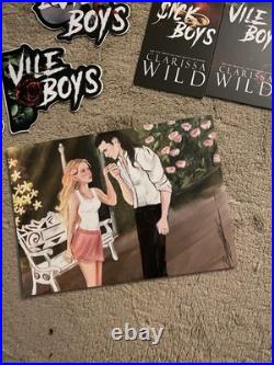 Clarissa Wild Signing Exclusives Sick Boys, Vile Boys, Evil Boys